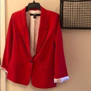 Red blazer